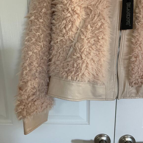 Blank NYC Faux Fur Cloud Nine Bomber Jacket - Picture 6 of 10